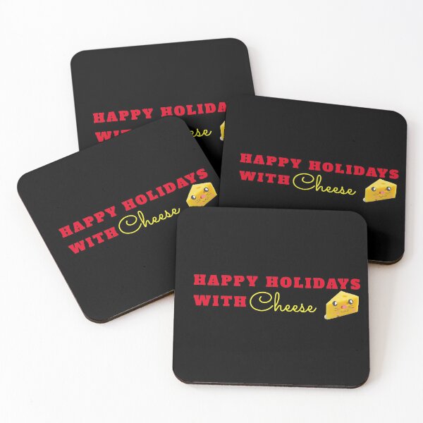 Item preview, Happy Holidays With Cheese designed and sold by TINASTORESHOPE.