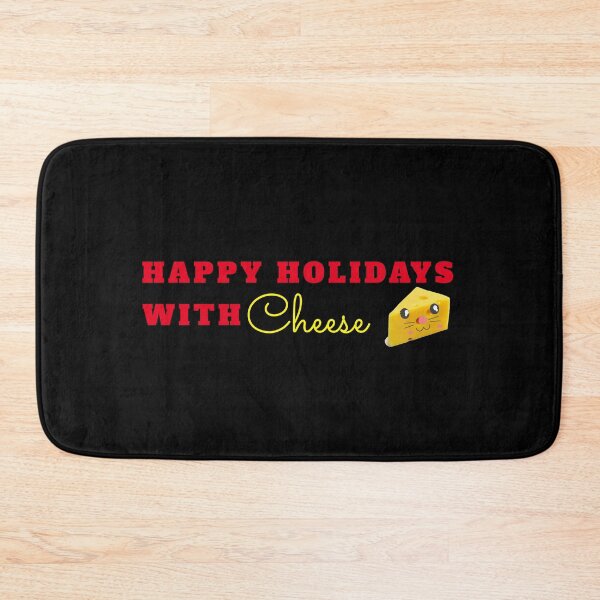 Item preview, Happy Holidays With Cheese designed and sold by TINASTORESHOPE.
