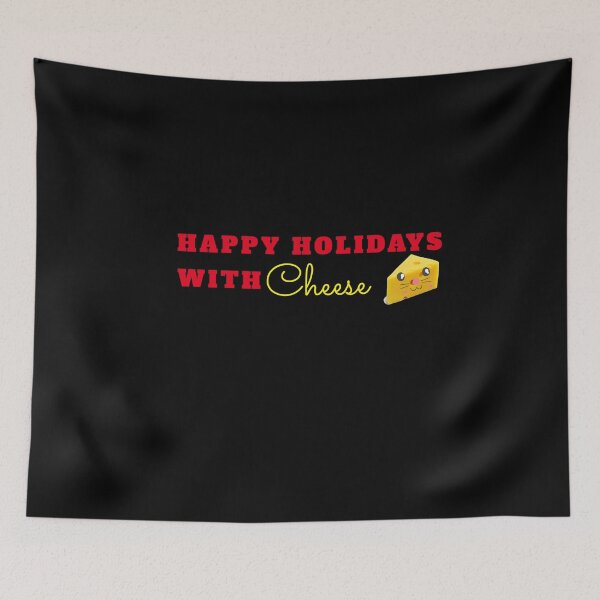 Item preview, Happy Holidays With Cheese designed and sold by TINASTORESHOPE.