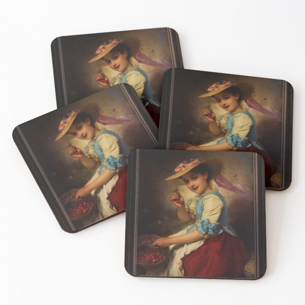 Item preview, The Cherry Girl by Adolphe Piot Classical Fine Art Reproduction designed and sold by Xzendor7 Digital Art Creations.