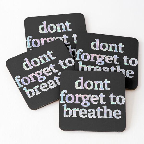 Item preview, dont forget to breathe designed and sold by SoulRising.