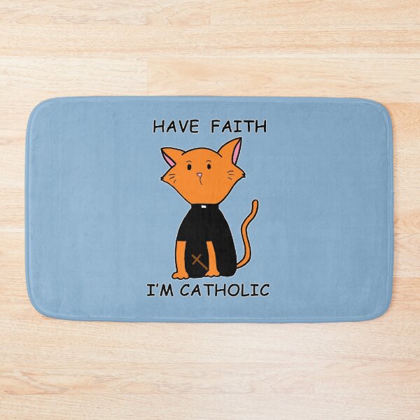 Item preview, Have faith, i am cat catholic colorful not a dogtor trust me designed and sold by ideasfinder.