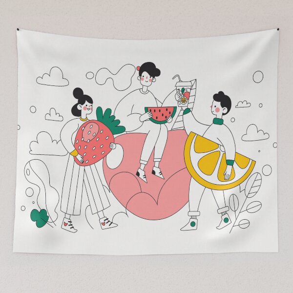 Item preview, Hand drawn green lifestyle people Free Vector designed and sold by Halalolo.