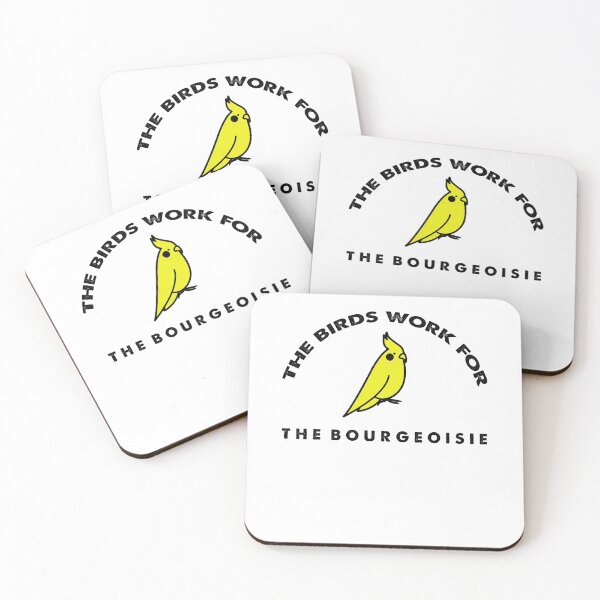Item preview, The Birds Work For The Bourgeoisie designed and sold by geek  designer™.