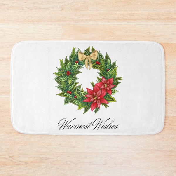 Item preview, Christmas Card with Wreath designed and sold by shornaiter.