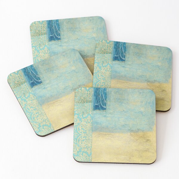Item preview, Gold Cyan Grunge Elegance  designed and sold by Elena Ray.