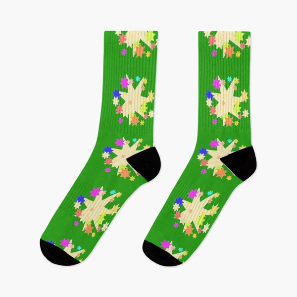 Item preview, happy stars green background designed and sold by miaterinka.