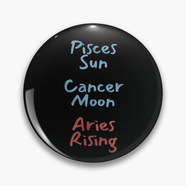 Item preview, Pisces Sun Cancer Moon Aries Rising Text designed and sold by leomooncreates.