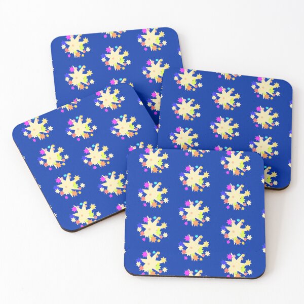 Item preview, happy stars blue background designed and sold by miaterinka.
