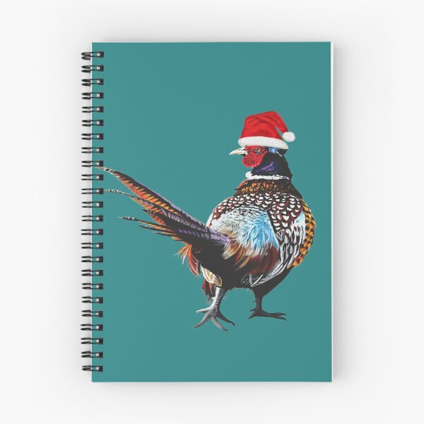 Item preview, Christmas Pheasant - Festive pheasants - game bird-  Christmas Pheasant art  designed and sold by IslesArt.
