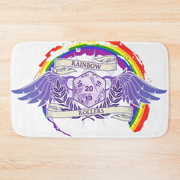Item preview, Rainbow dice - rpg roleplaying game - Queer LGBTQ designed and sold by zachholmbergart.