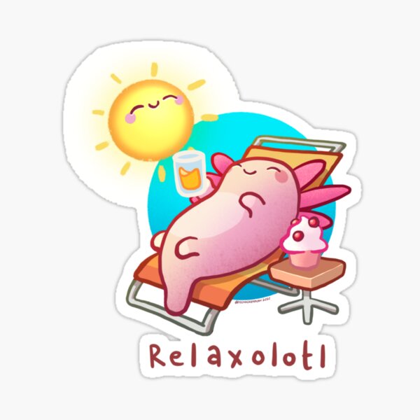 Aperçu de l'œuvre Relaxolotl créée et vendue par DocHackenbush.