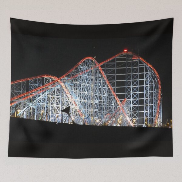 Item preview, Blackpool Pepsi Max Roller Coaster At Night  designed and sold by Andrew Morrell.