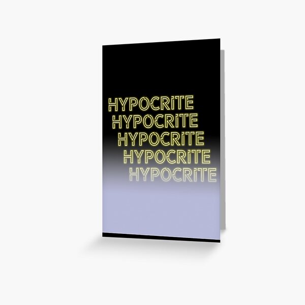 Produits Sur Le Theme Hypocrite Redbubble