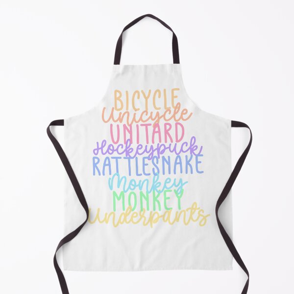 Item preview, Monkey Monkey Underpants Rainbow Fan Quote White designed and sold by Sunny Collections.