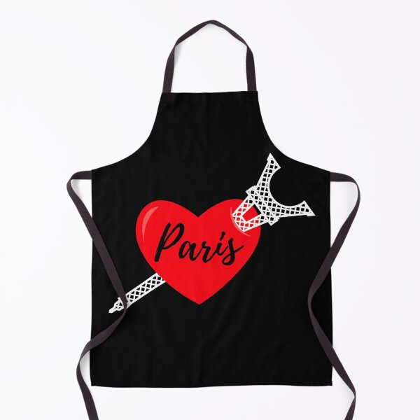 Item preview, PARIS AT HEART Eiffel Tower Cute French Travel Quote designed and sold by a-little-ink.