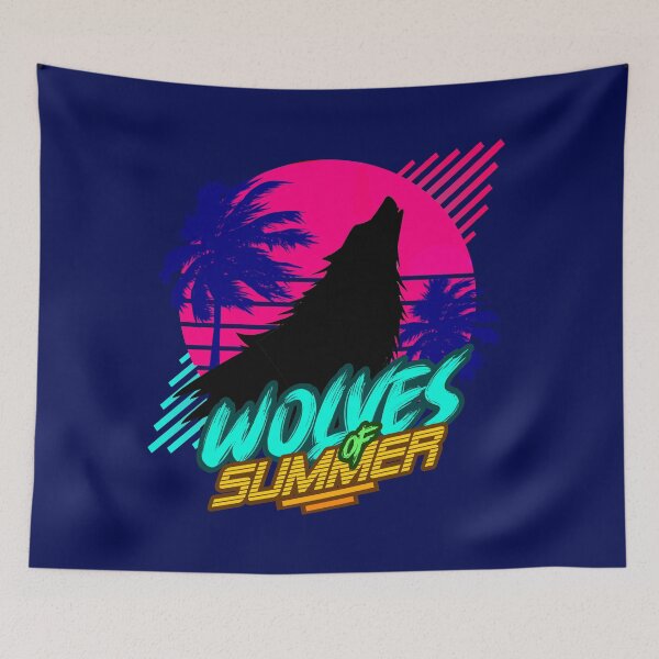 Item preview, Wolf Sunset Vaporwave designed and sold by Kolsab.