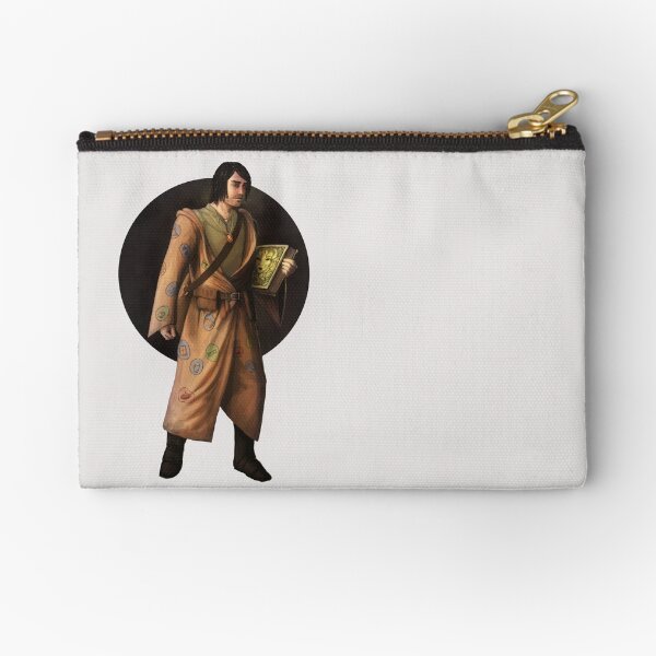 Warlock Adventurer Fantasy Print Zipper Pouch