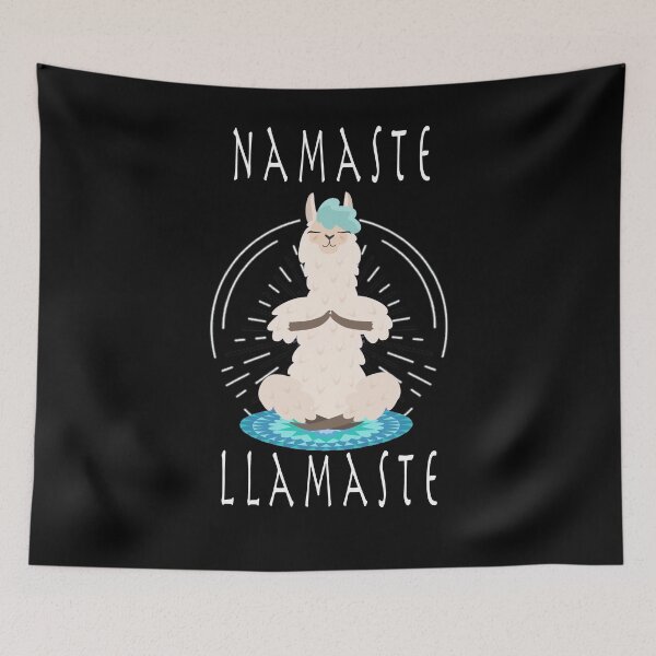 Item preview, Copy of Llamaste | Cute, Funny Meditating Yoga Llama Namaste Workout  Tank Top for Women designed and sold by Dadya.