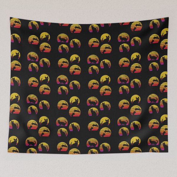 Item preview, Retro sun cat designed and sold by WOWSOMETHINGNEW.