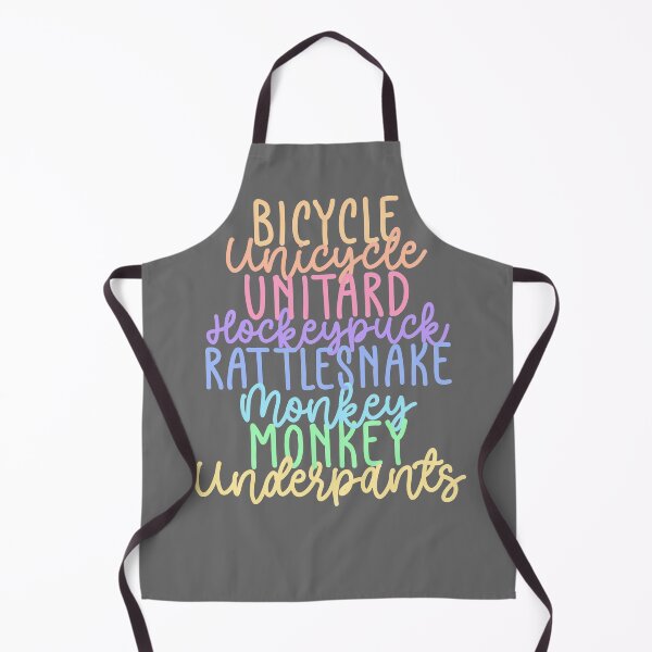 Item preview, Monkey Monkey Underpants Rainbow Fan Quote Grey designed and sold by Sunny Collections.