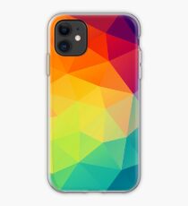 colorful crystal pattern iPhone Case