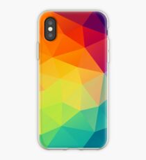 buntes Kristallmuster iPhone-Hülle & Cover