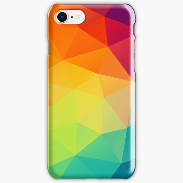 colorful crystal pattern iPhone Snap Case