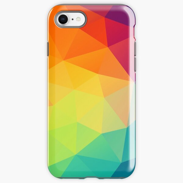 colorful crystal pattern iPhone Tough Case