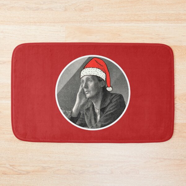 Item preview, Virginia Woolf Wearing A Santa Hat designed and sold by Jordbord.
