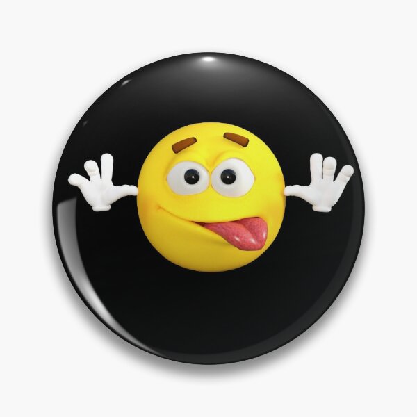 Thumbs Up Emoticon Emoji Funny Cute Facebook Button Pin Badge 38mm/1.5 inch