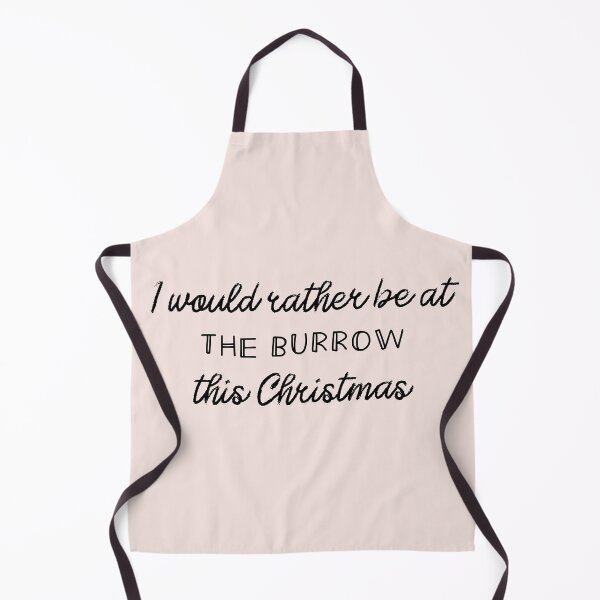 Item preview, I'd Rather Be At The Burrow This Christmas Funny Quote designed and sold by ravenmandyshop.