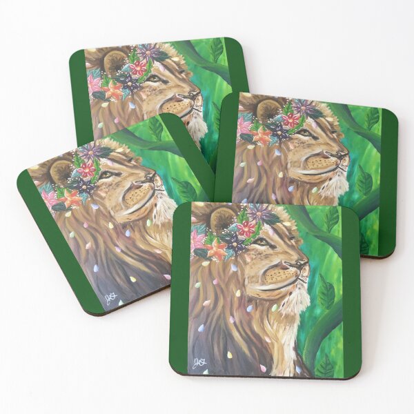 Item preview, Flower Crown Lion designed and sold by Jillianbeth.