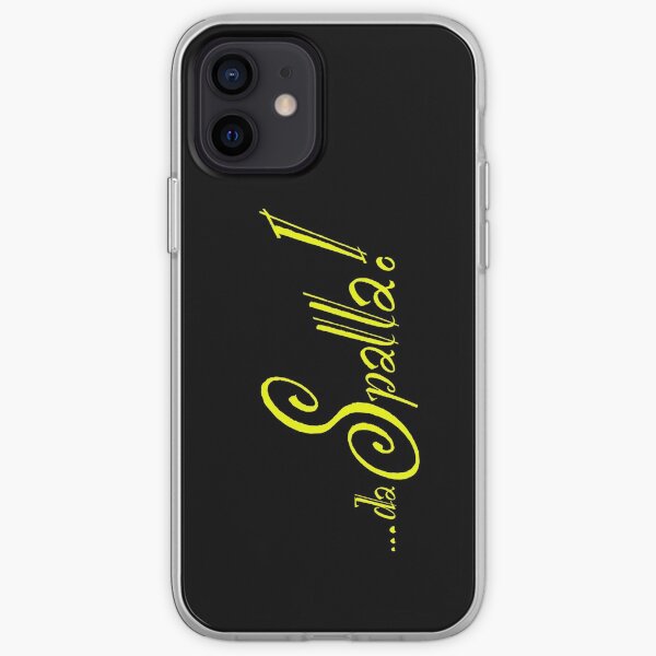 Beautiful covers with da Spalla yellow logo! iPhone Soft Case