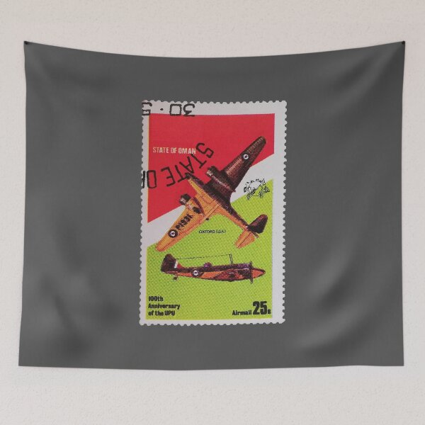 Item preview, Airmail Vintage Aircraft Stamp designed and sold by StampCollection.