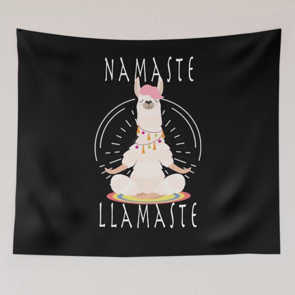 Item preview, Copy of Copy of Llamaste | Cute, Funny Meditating Yoga Llama Namaste Workout  Tank Top for Women designed and sold by Dadya.