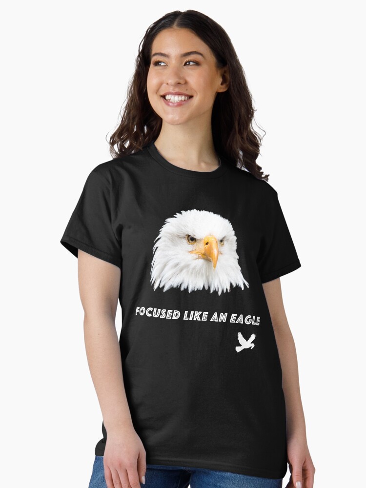 Thumbnail 1 von 7, Classic T-Shirt, Geschenkidee Adler designt und verkauft von Igelchen.