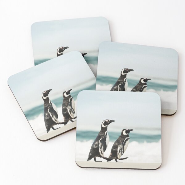 Item preview, Two Magellanic penguins on a sandy beach designed and sold by dgwildlife.