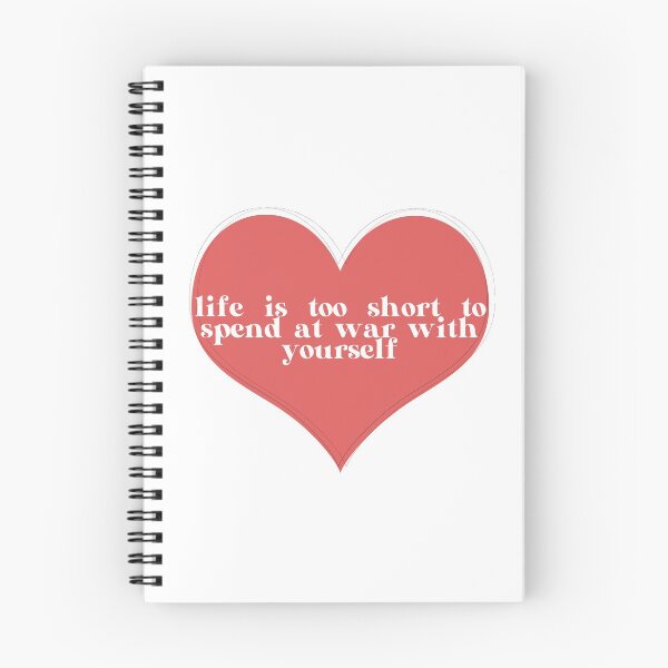 Item preview, Life is too short to spend at war with yourself designed and sold by ManyaMalhotra.