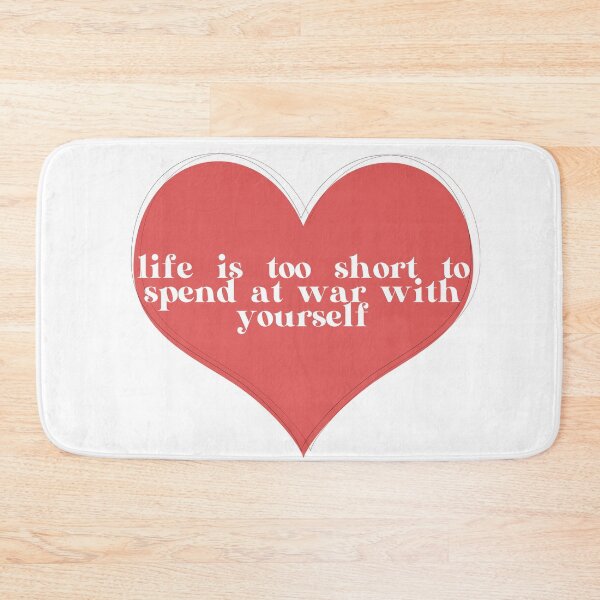 Item preview, Life is too short to spend at war with yourself designed and sold by ManyaMalhotra.