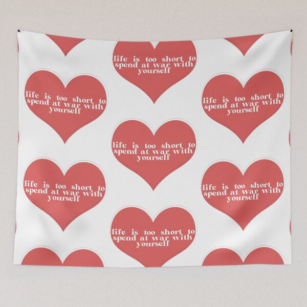 Item preview, Life is too short to spend at war with yourself designed and sold by ManyaMalhotra.