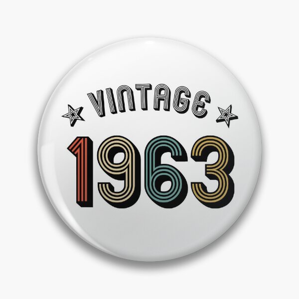 Item preview, 1963 vintage retro vintage year of birth birthday designed and sold by GeogDesigns.