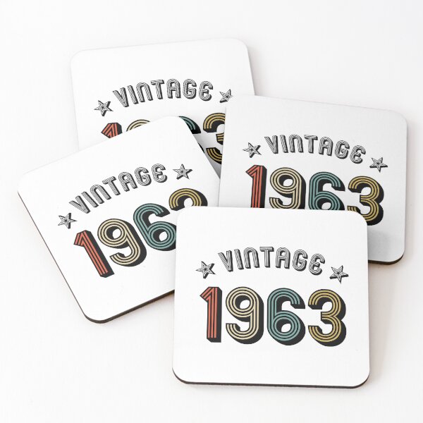 Item preview, 1963 vintage retro vintage year of birth birthday designed and sold by GeogDesigns.