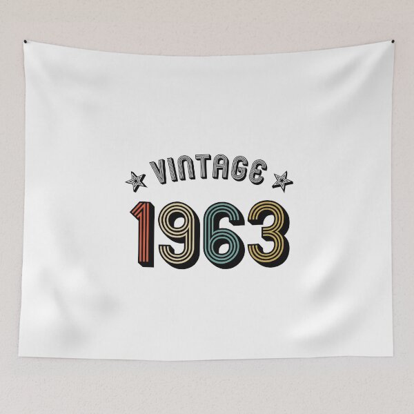 Item preview, 1963 vintage retro vintage year of birth birthday designed and sold by GeogDesigns.