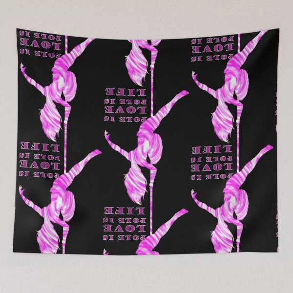 Item preview, Pole dancer silhouette (text) designed and sold by MartinUve.