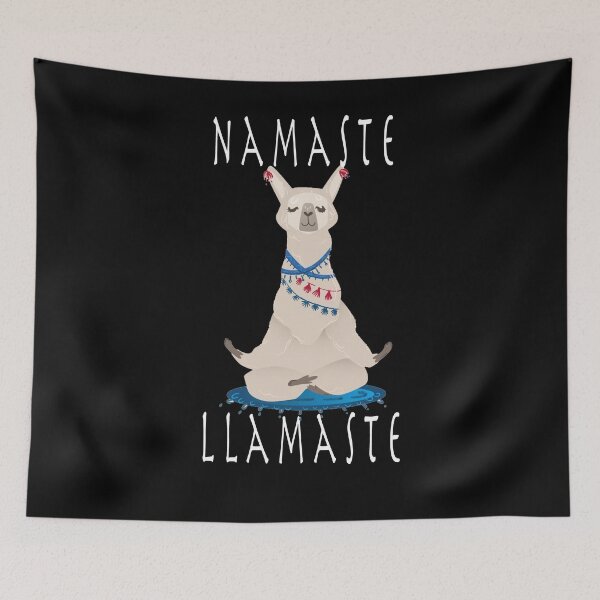 Item preview, Llamaste Cute, Funny Meditating Yoga Llama Namaste Workout  Tank Top for Women designed and sold by Dadya.