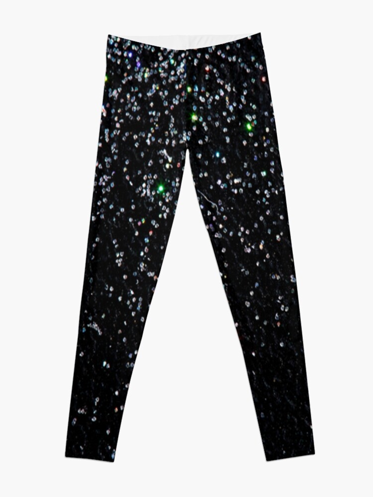 Hi-Shine Leggings in Black and White Glitter in 2023 | Outfits with leggings,  Clothing essentials, White glitter