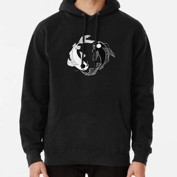 Koi Fish Ying Yang  Pullover Hoodie for Sale by themadesigns