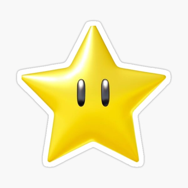 Nintendo star Sticker