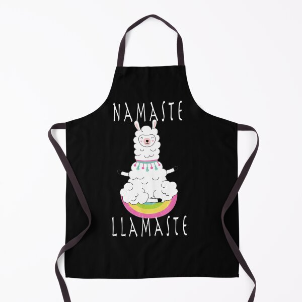 Item preview, Llamaste Cute, Funny Meditating Yoga Llama Namaste Workout Tank Top for Women designed and sold by Dadya.